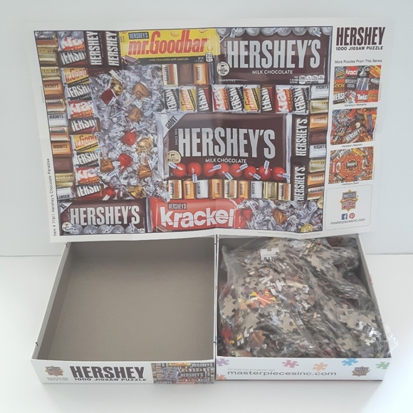 Hershey's Chocolate Paradise 1000-piece puzzle by MasterPieces - Picture 3 of 3